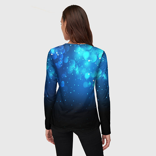 Женский лонгслив Голубь гангстер / 3D-принт – фото 4
