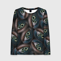Лонгслив женский Субстанция глаза в глазу, цвет: 3D-принт