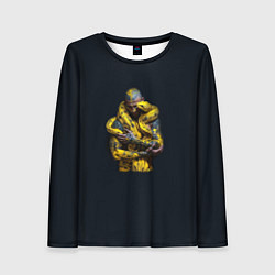 Лонгслив женский Мускулистый парень со змеей символ 2025, цвет: 3D-принт