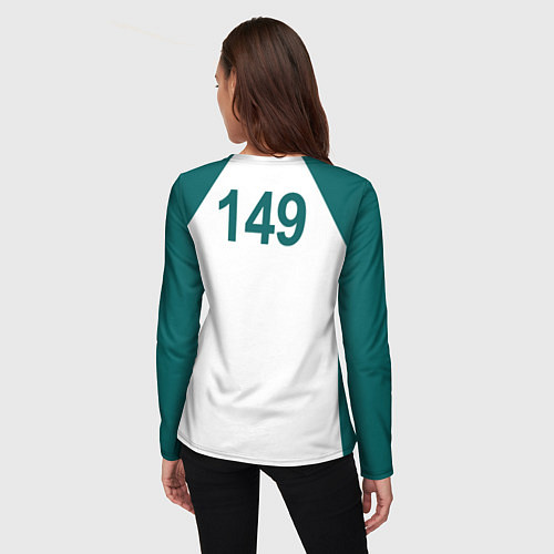 Женский лонгслив Игра в кальмара 149 / 3D-принт – фото 4