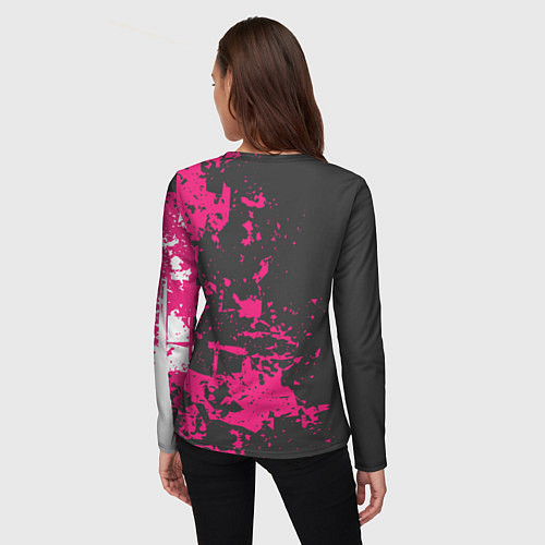 Женский лонгслив Think plan do / 3D-принт – фото 4