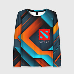 Лонгслив женский Dota 2 абстракция из линий, цвет: 3D-принт