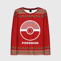 Лонгслив женский Pokemon new year, цвет: 3D-принт