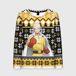 Лонгслив женский One-Punch Man sweater, цвет: 3D-принт