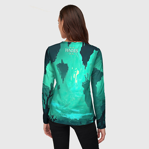 Женский лонгслив Мелиноя в подземелье - Hades 2 / 3D-принт – фото 4