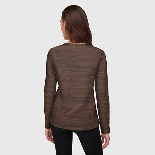 Женский лонгслив Палисандр / 3D-принт – фото 4