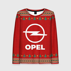 Лонгслив женский Opel new year, цвет: 3D-принт