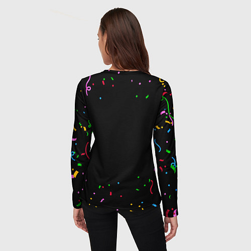 Женский лонгслив Apex Legends конфети / 3D-принт – фото 4