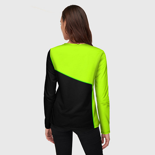 Женский лонгслив New world geomerty / 3D-принт – фото 4