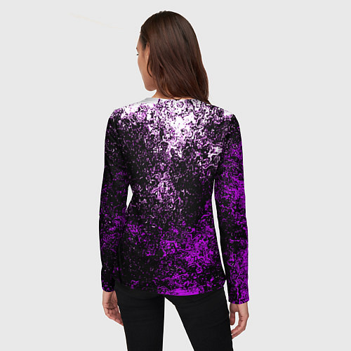 Женский лонгслив Dayz неоновые краски / 3D-принт – фото 4