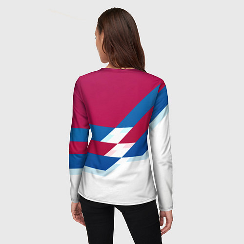 Женский лонгслив Stalker geometry / 3D-принт – фото 4