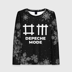 Лонгслив женский Снежный Depeche Mode, цвет: 3D-принт