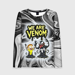 Лонгслив женский We are Venom - Morty, цвет: 3D-принт