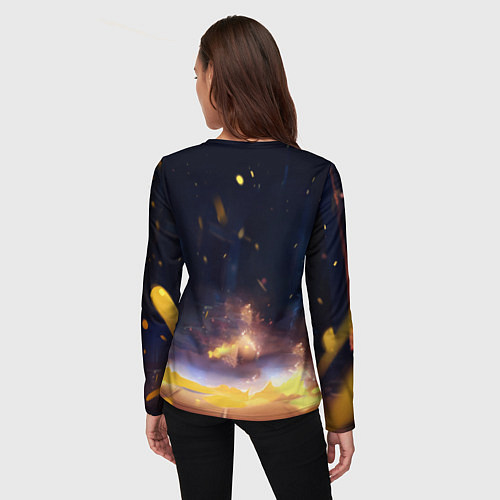 Женский лонгслив Пикачу диджей / 3D-принт – фото 4