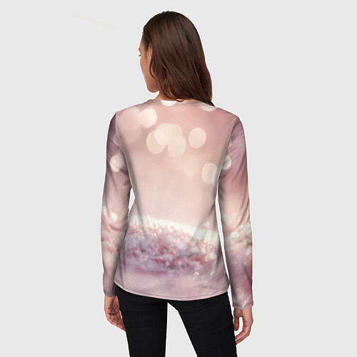 Женский лонгслив Влюбленные белочки с сердечком / 3D-принт – фото 4