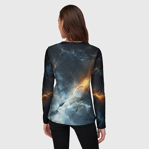 Женский лонгслив Kingdom Come Deliverance 2 молнии / 3D-принт – фото 4