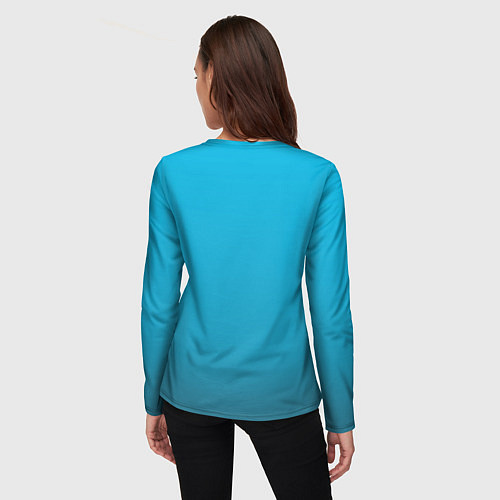 Женский лонгслив Mortal Kombat - Sub-Zero / 3D-принт – фото 4