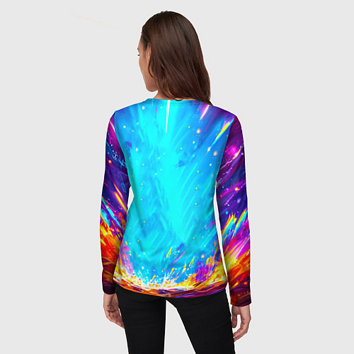 Женский лонгслив Газель малыш / 3D-принт – фото 4