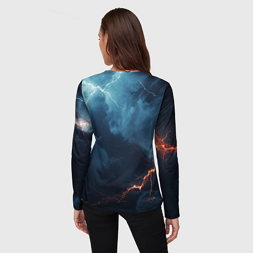 Женский лонгслив Stronghold сrusader крестоносец бури / 3D-принт – фото 4