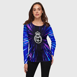 Лонгслив женский Real Madrid neon energy, цвет: 3D-принт — фото 2