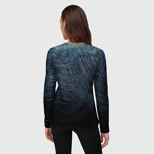 Женский лонгслив Батя в здании / 3D-принт – фото 4