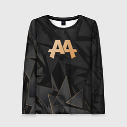 Лонгслив женский Asking Alexandria golden poly, цвет: 3D-принт