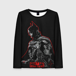 Лонгслив женский Бэтмен и враги в ночи, цвет: 3D-принт