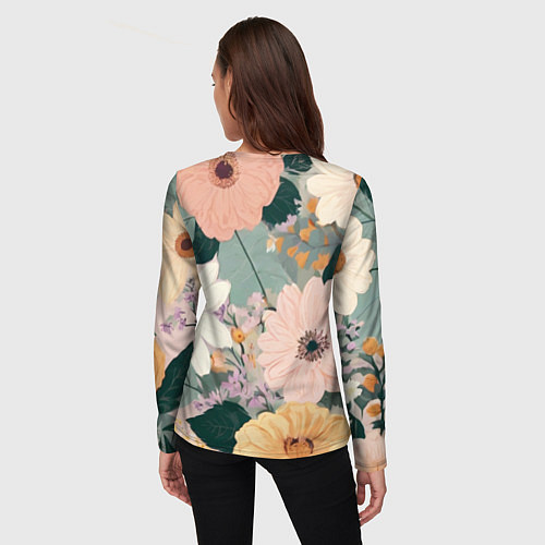 Женский лонгслив Инструкция по обращению с женой / 3D-принт – фото 4