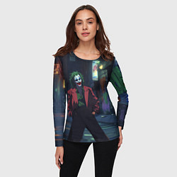 Лонгслив женский Джокер в широких штанах, цвет: 3D-принт — фото 2