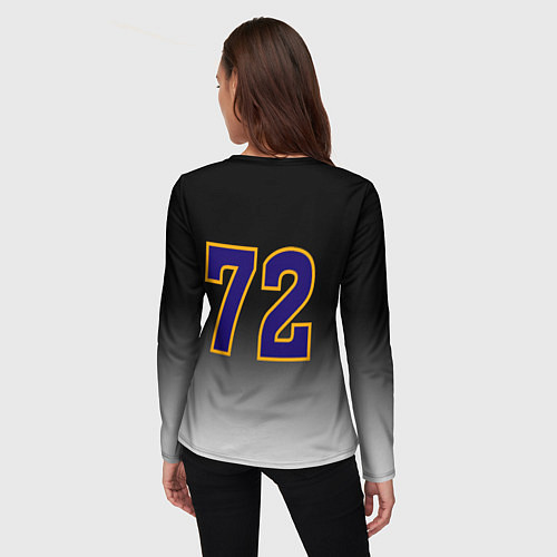 Женский лонгслив Sergey Bobrovsky is goalkeeper of the Florida Pant / 3D-принт – фото 4