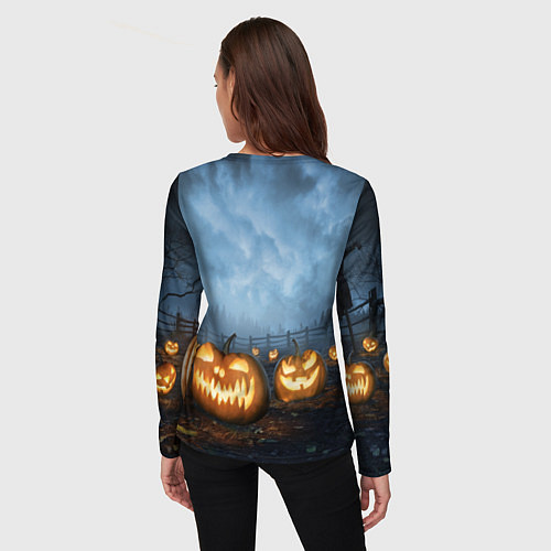 Женский лонгслив Костюмы для halloween / 3D-принт – фото 4