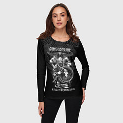 Лонгслив женский Помни свои корни: в тебе течёт кровь богов, цвет: 3D-принт — фото 2