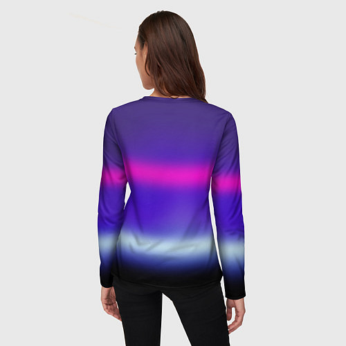 Женский лонгслив Baby capybara - cyberpunk / 3D-принт – фото 4