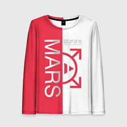 Лонгслив женский 30 Seconds to Mars poster, цвет: 3D-принт
