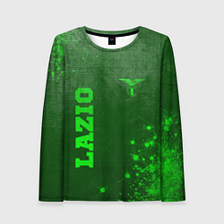 Лонгслив женский Lazio - green gradient вертикально, цвет: 3D-принт