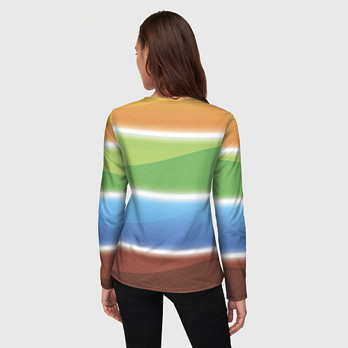 Женский лонгслив Просвет / 3D-принт – фото 4