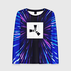 Лонгслив женский Rust neon energy, цвет: 3D-принт