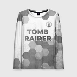 Лонгслив женский Tomb Raider - white gradient посередине, цвет: 3D-принт