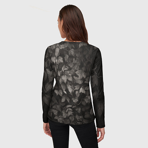 Женский лонгслив Внимательный лис / 3D-принт – фото 4