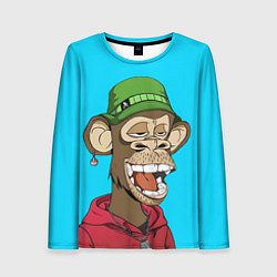 Лонгслив женский NFT smile ape, цвет: 3D-принт