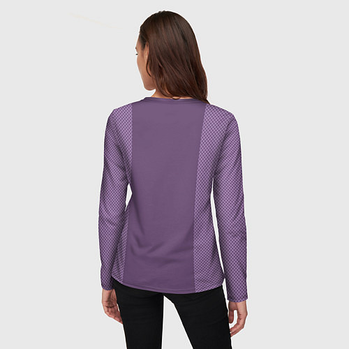 Женский лонгслив Sport фиолетовый / 3D-принт – фото 4