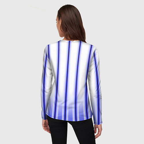 Женский лонгслив Striped suit / 3D-принт – фото 4