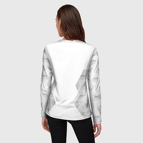 Женский лонгслив JoJo Bizarre Adventure white poly / 3D-принт – фото 4