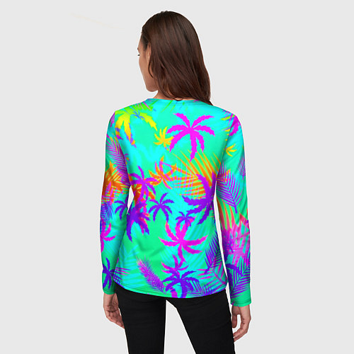 Женский лонгслив Stalker тропики из гта / 3D-принт – фото 4