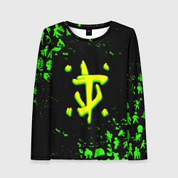 Женский лонгслив Doom x fallout кислотное лого