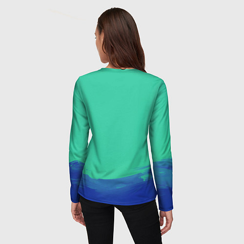 Женский лонгслив Марк Скаут - Разделение / 3D-принт – фото 4