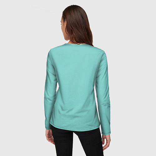 Женский лонгслив Маяк и розы / 3D-принт – фото 4