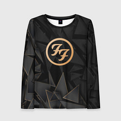 Лонгслив женский Foo Fighters golden poly, цвет: 3D-принт