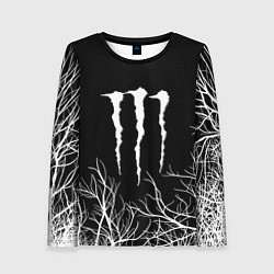 Женский лонгслив Monster energy лес
