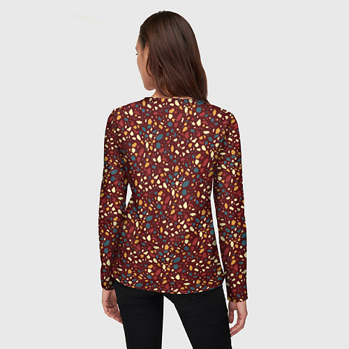 Женский лонгслив Садовая дорожка / 3D-принт – фото 4